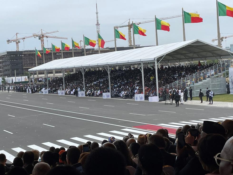 Des tribunes modulaires Alcor pour la fête de l’indépendance du Bénin