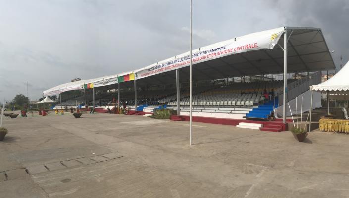 Alcor builds the largest modular grandstand in West Africa